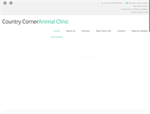 Tablet Screenshot of countrycorneranimalclinic.com